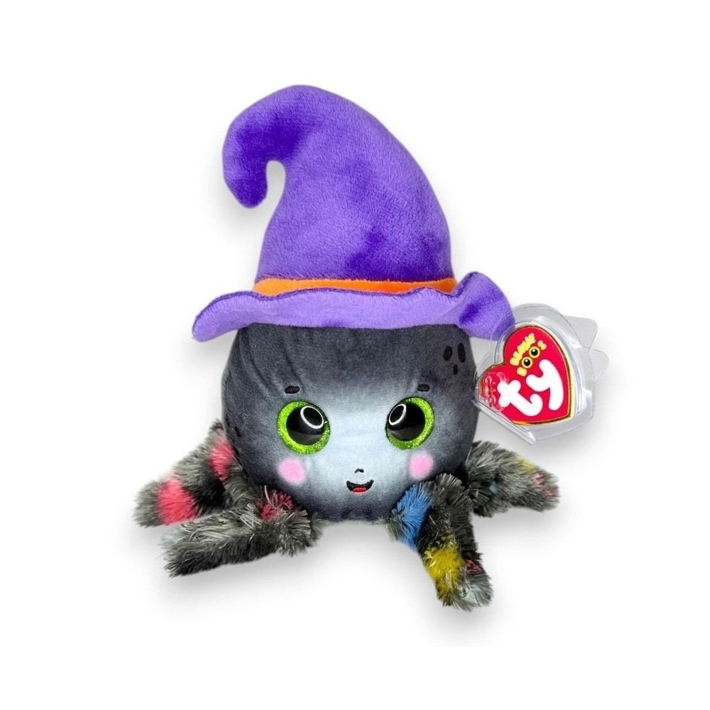 Weaver the Spider | Whimsy Witchy Spider | Mint Heart Tag TY Beanie Boo